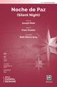 Noche de Paz SATB choral sheet music cover